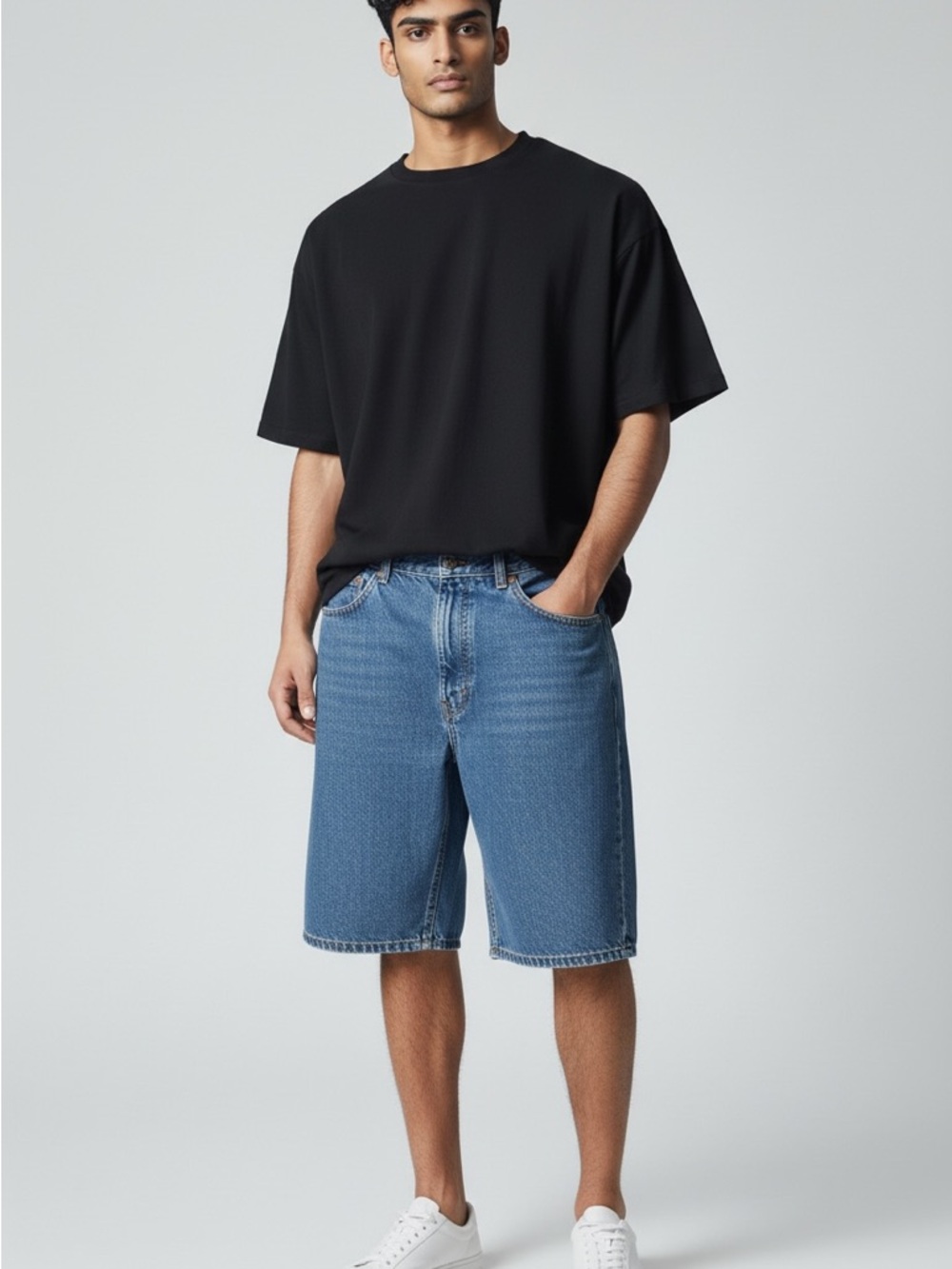 Men's Levi’s 505 Dark Blue Jeans Shorts Size 36